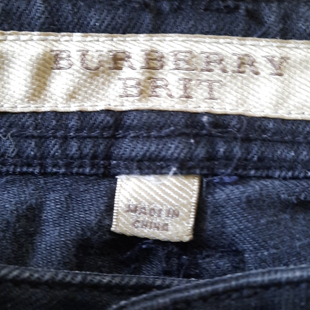 BURBERRY BRIT BLACK JEANS